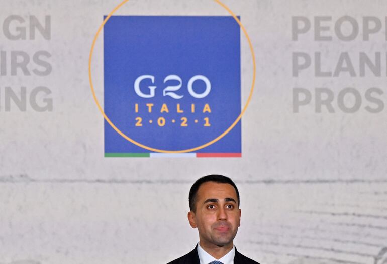 Luigi di Maio, ministro de Relaciones Exteriores de Italia.