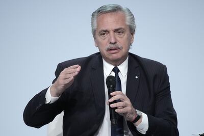 Alberto Fernández, Presidente de Argentina. (archivo).