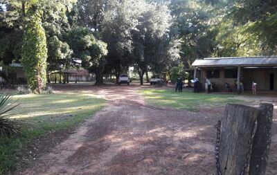 Predio de la estancia Overa de Yby Yaú, que fue en varias ocasiones visitada por integrantes de los grupos criminales, principalmente pertenecientes a la ACA.