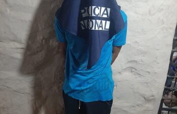 Buenaventura Francisco Peralta Paredes, detenido.