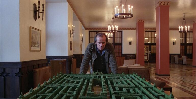 Una escena de "The Shining".