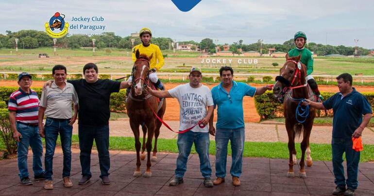 El "goleador" Mbappé llevó felicidad al stud Don Romelio.