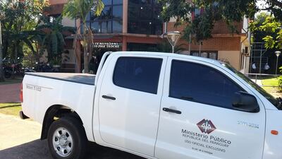 La comitiva buscaba documentos de la administración municipal.