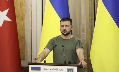 El presidente de Ucrania, Volodymyr Zelensky. (EFE)