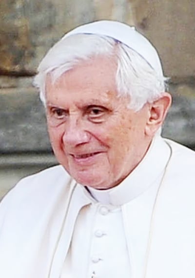 Benedicto XVI, papa emérito de la Iglesia Católica.