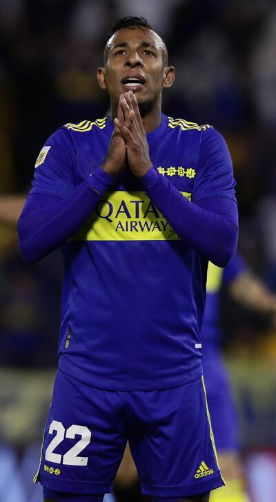 Sebastián Villa, delantero colombiano de Boca Juniors.