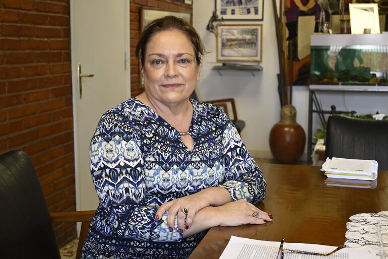 Marta Mareco, presidenta del Conaras, defendió la institución.