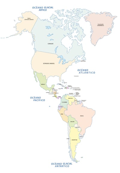 Mapa de América