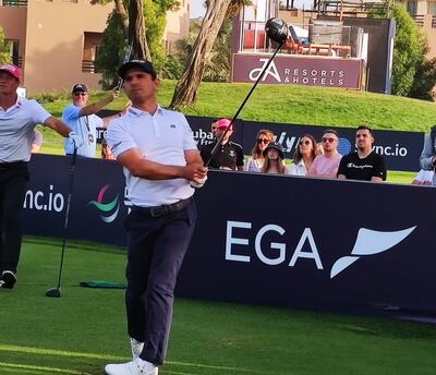 El golfista paraguayo Fabrizio Zanotti.