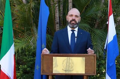 Gabriele Annis, embajador de Italia en Paraguay.