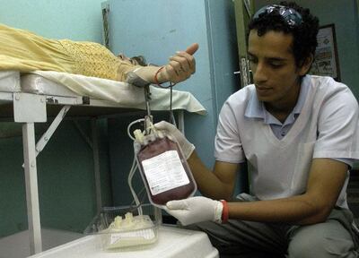 El objetivo es disponer de sangre segura para las emergencias.