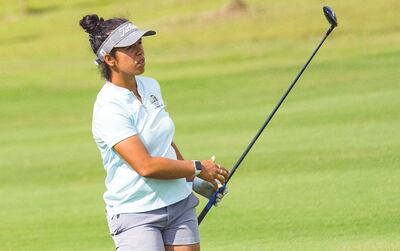 Sofía García durante su recorrido del miércoles en Texas, Estados Unidos.