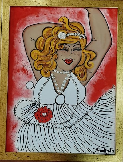 Imagen de una de las "Gorditas de Modesto", que se exhibirán en Hacienda Las Palomas.