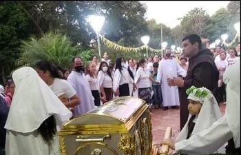 Las reliquias de Chiquitunga recorre Canindeyú.