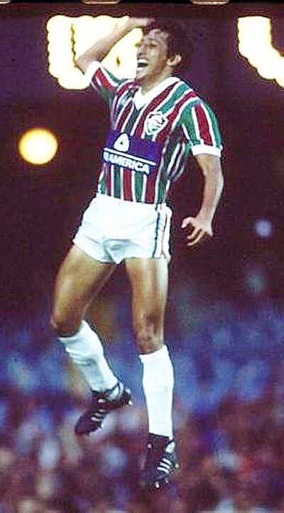 Romerito, ídolo paraguayo del “Flu”.