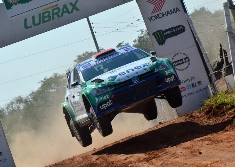 Augusto Bestard, actual campeón nacional y quien abre ruta en el Chaco va por su primer triunfo.