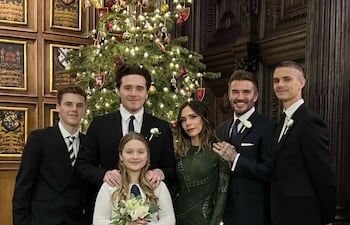 Familia completa. La única niña de Victoria y David Beckham estuvo de cumpleaños ayer. (Instagram/David Beckham)