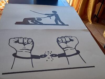 Uno de los 50 cuadros que se podrán observar este jueves en Santa Rosa, Misiones