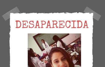 Jennifer Carolina Figari Figari, está desaparecida desde el pasado miércoles.