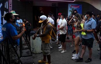 Festival en Baja California, México, en medio de la pandemia de coronavirus.