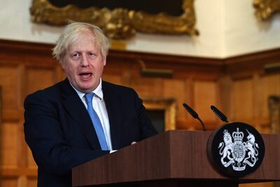 Primer ministro británico, Boris Johnson.