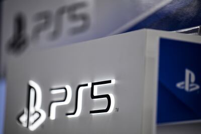 El logo de la Playstation 5.