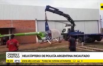 Tras incautación de helicóptero de la Policía Argentina, hallan nexos con el narco Samura