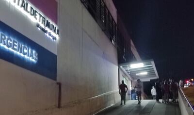Rolando Paredes Álvarez (38), quien fue herido con un arma blanca a la altura del pecho, cerca del corazón y fue llevado hasta el Hospital de Emergencias Médicas.