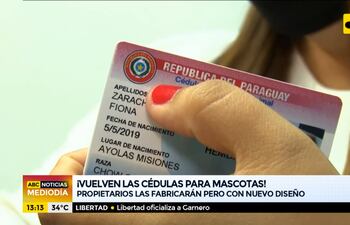 ¡Vuelven las cédulas para mascotas!