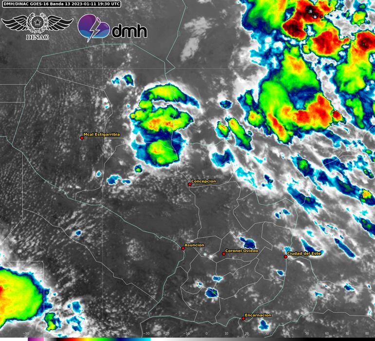 Núcleos de tormenta se estarán presentando durante la tarde y primeras horas de la noche de este miércoles.