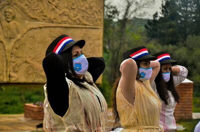 Pobladores de Piribebuy no pudieron dejar pasar la fecha, por lo que realizaron un acto, pero cuidando los recaudos sanitarios.