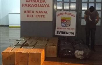 Walter Ruiz Díaz quedó detenido en la Base Naval del Este.
