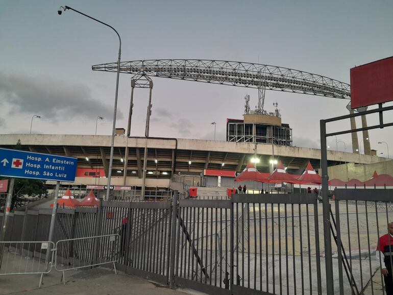 Estadio Morumbí, sede del Palmeiras-Cerro Porteño.