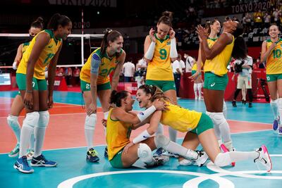 Brasil jugará la final del torneo de vóley femenino en Tokio