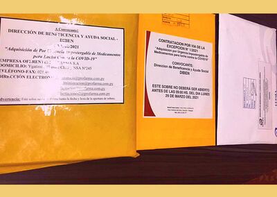 Diben abre sobres con lo que da inicio a proceso de licitación vía excepción para adquisición de medicamentos contra el COVID-19.