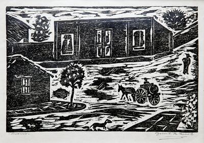 Una de las obras de Jacinto Rivero que formará parte de la exposición retrospectiva.