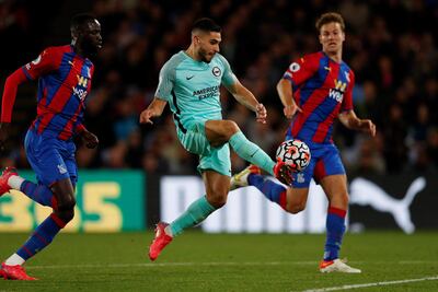 El Brighton empató ante el Crystal Palace.