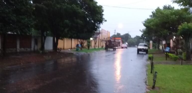 Intensas lluvias desde la noche del lunes.
