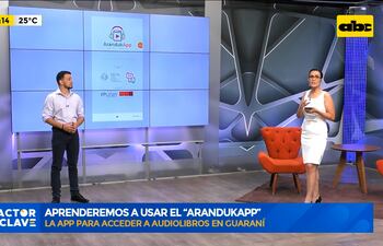 Aplicación para teléfonos inteligentes que permite acceder a audiolibros en guaraní