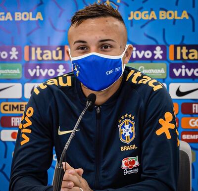 Éverton Cebolinha (24 años), atacante del seleccionado brasileño.