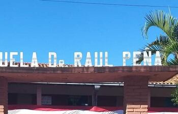 La escuela Básica N° 278 Dr. Raúl Peña de Cabañas cuenta con 613 alumnos por lo cual es sumamente importante que la zona tenga señalización.