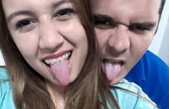 Katherine Pamela Toñanez Vera y Carlos Alberto Franco Varga, en 2018.