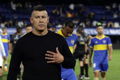 Jorge Almirón, el nuevo entrenador de Boca Juniors que sufrió derrotas en sus dos primeros partidos.