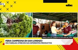 Feria campesina en San Lorenzo