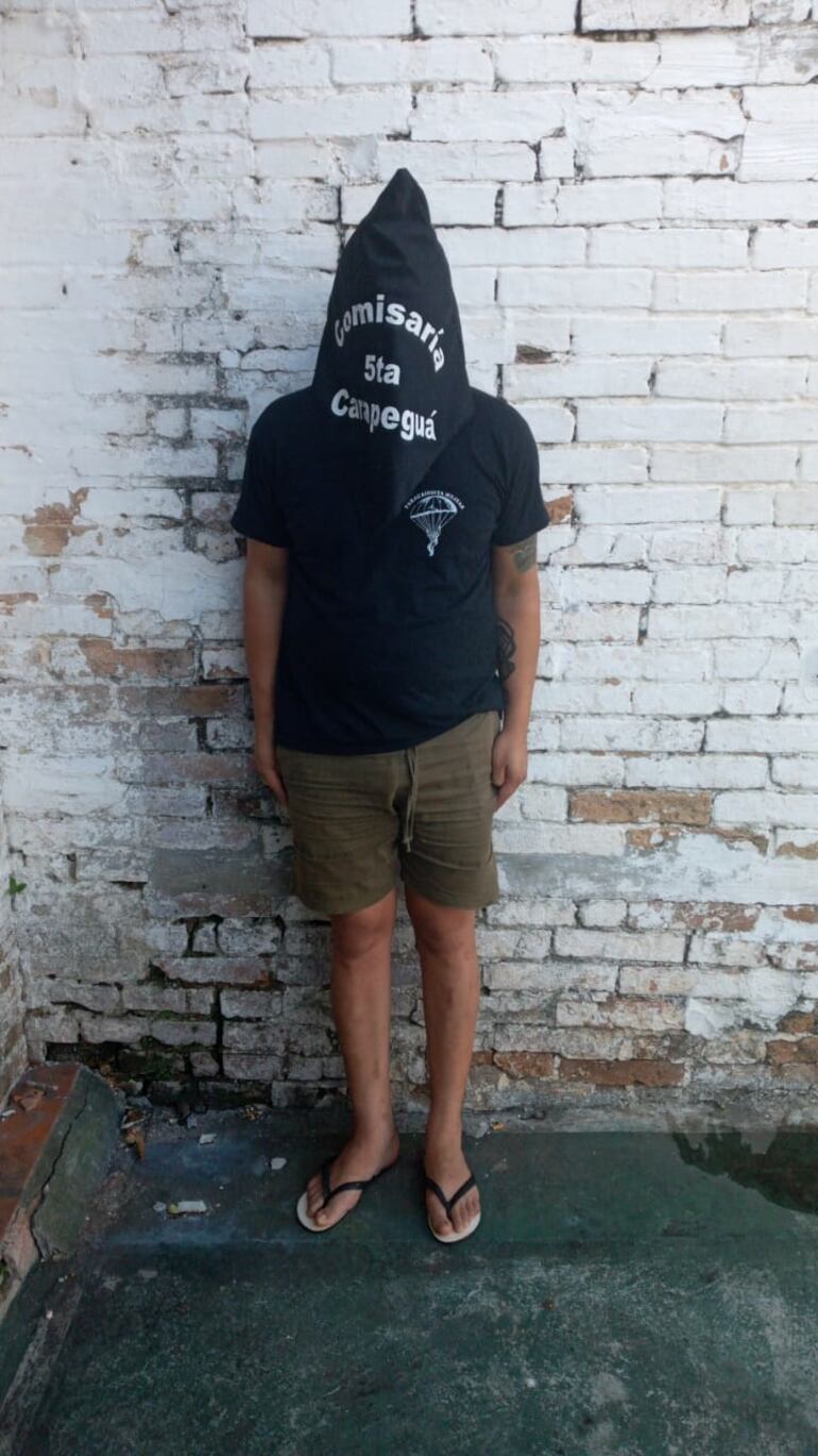 El detenido Juan Abel Guillen Agüero, se hacía pasar por militar para hurtar