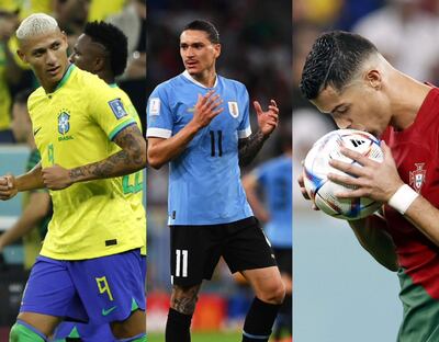 Richarlison, Darwin Núñez y Cristiano Ronaldo, salen a escena este lunes.