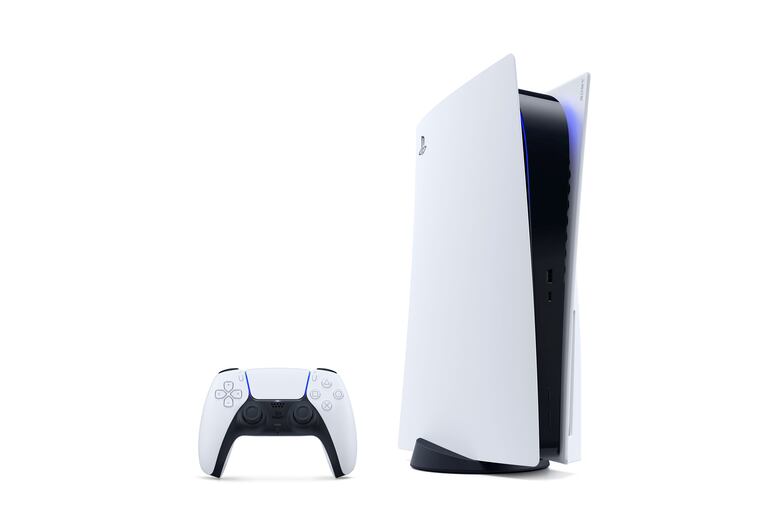 La consola PlayStation 5 en su versión exclusivamente digital, sin lector de discos.