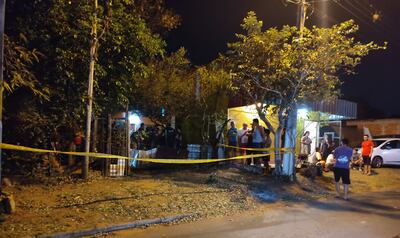 Vivienda en que fue hallado el cuerpo sin vida de Peña Cardozo.