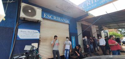 La víctima fue acribillada dentro de una escribanía en la ciudad de Presidente Franco.