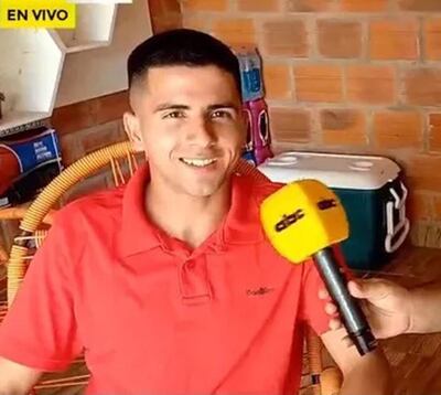 Mateo Gamarra González (22), en diálogo con ABC TV.